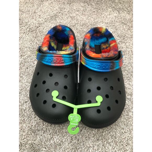 Crocs Unisex Classic Lined Clogs Size Men’s 8/ Women’s 10 - Picture 2 of 9